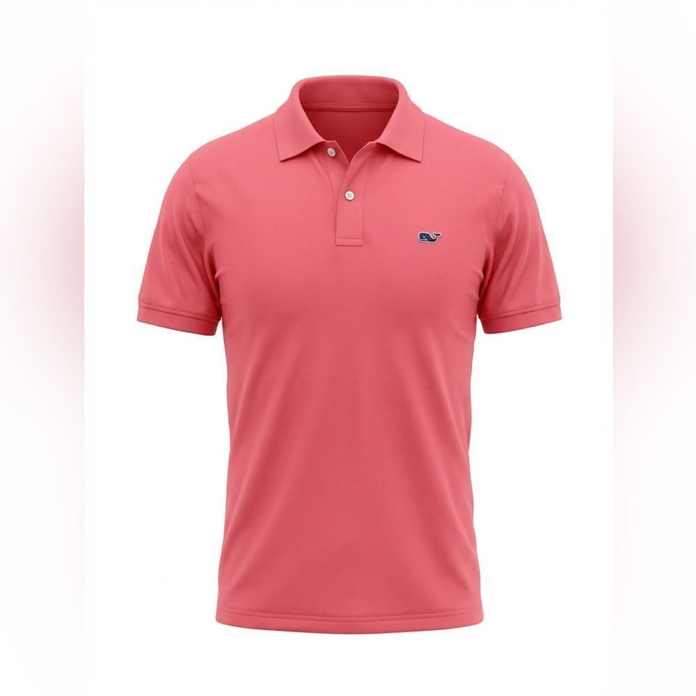 VINEYARD VINES MENS POLO SHIRT RED SIZE XS
